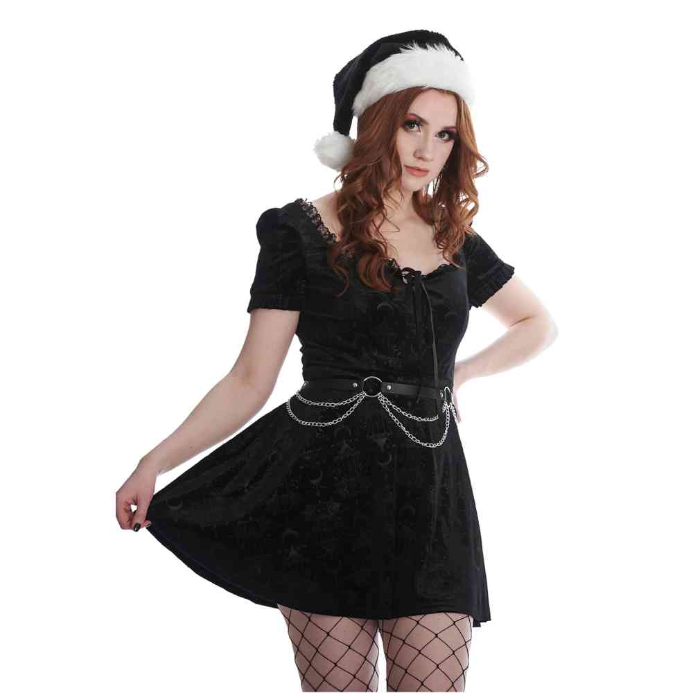 Banned - Bryony Chain Taillengürtel - Schwarz